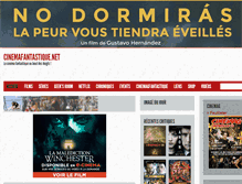 Tablet Screenshot of cinemafantastique.net